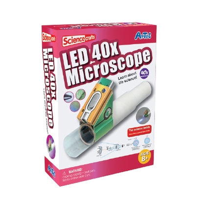 گل تک میکروسکوپ 40X LED